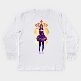 Emo girl Kids Long Sleeve T-Shirt